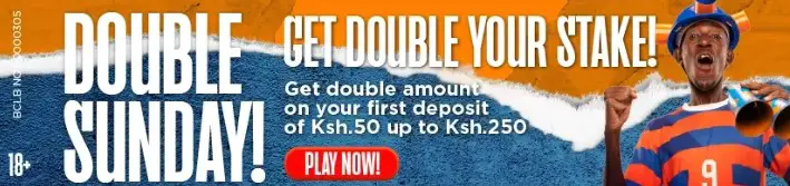 Shabiki Double Sunday Deposit & Get Double Your Stake