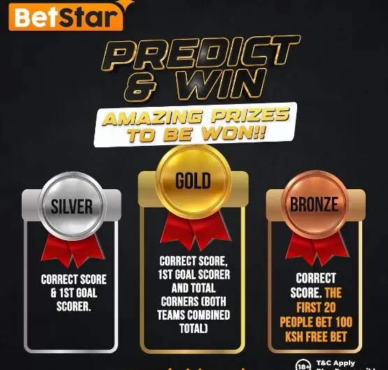 Betstar Kenya Predict & Win 2023