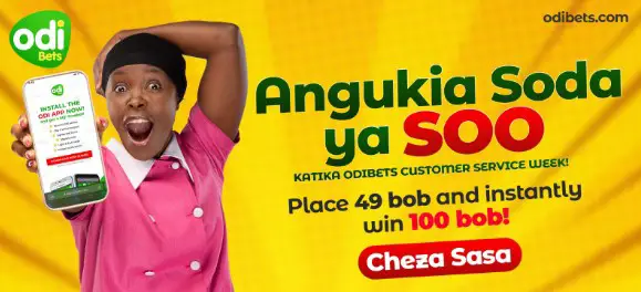 Odibets Kenya Angukia Soda Promotion October 2023