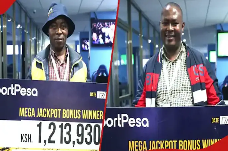 Stephen Kioko Mbithi and Polycarp Kanyi Win Sportpesa Mega Jackpot Bonus
